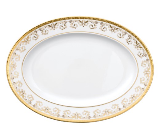 Đĩa Oval D34 Versace - Medusa Gala 19325-403636-12734