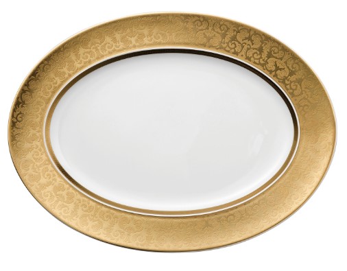 Đĩa Oval D40 Versace - Medusa Gala 19325-403636-12740