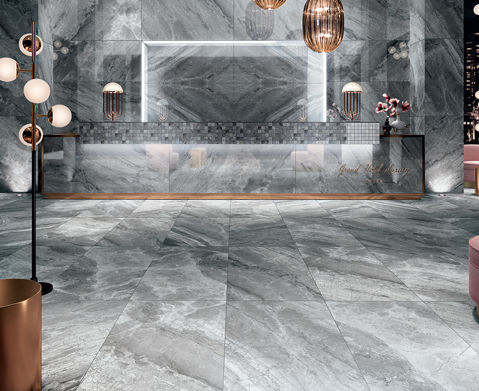 Gạch vân đá marble Supreme Grey