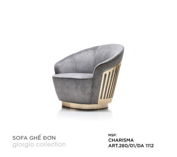 Sofa ghế đơn Charisma ART.280/01/DA 1112