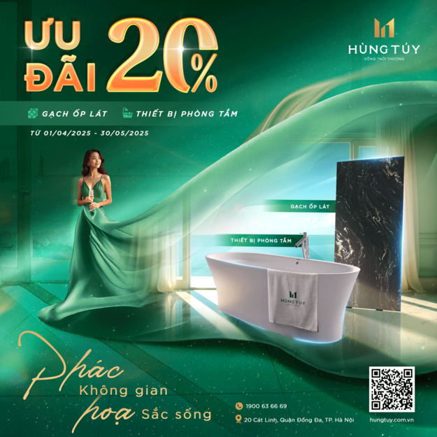 Phác không gian - họa sắc sống