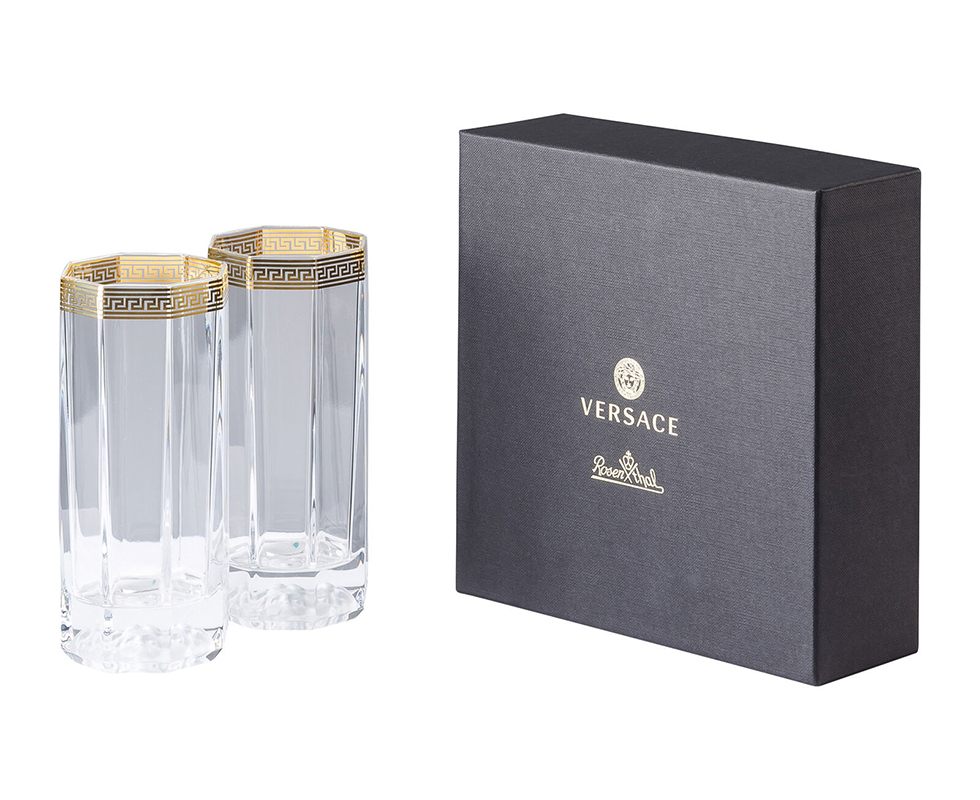 Cốc uống nước - Versace - Meandre dOr 20665-110300-48874
