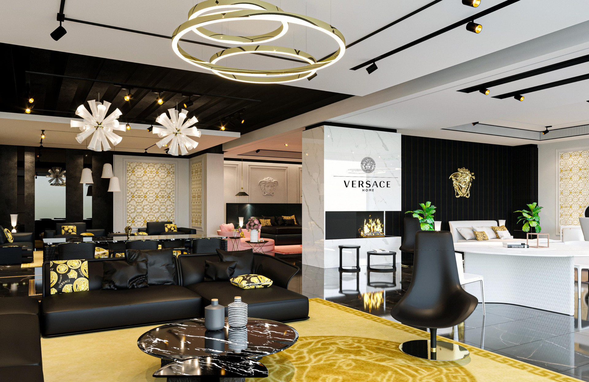 Versace Home đậm nét thời trang thẩm mỹ trong không gian sống