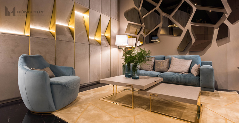 Bộ sofa Carpanese Home phá cách trong thiết kế, thể hiện  nét đẹp hiện đại, độc đáo