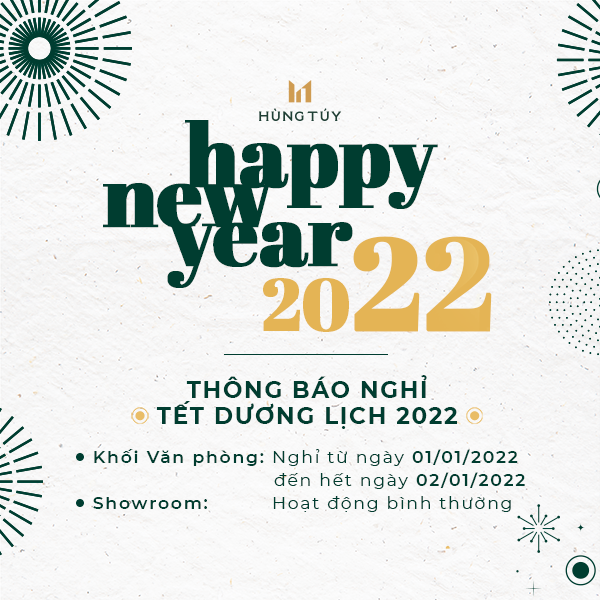 Thông báo nghỉ Tết dương lịch 2022