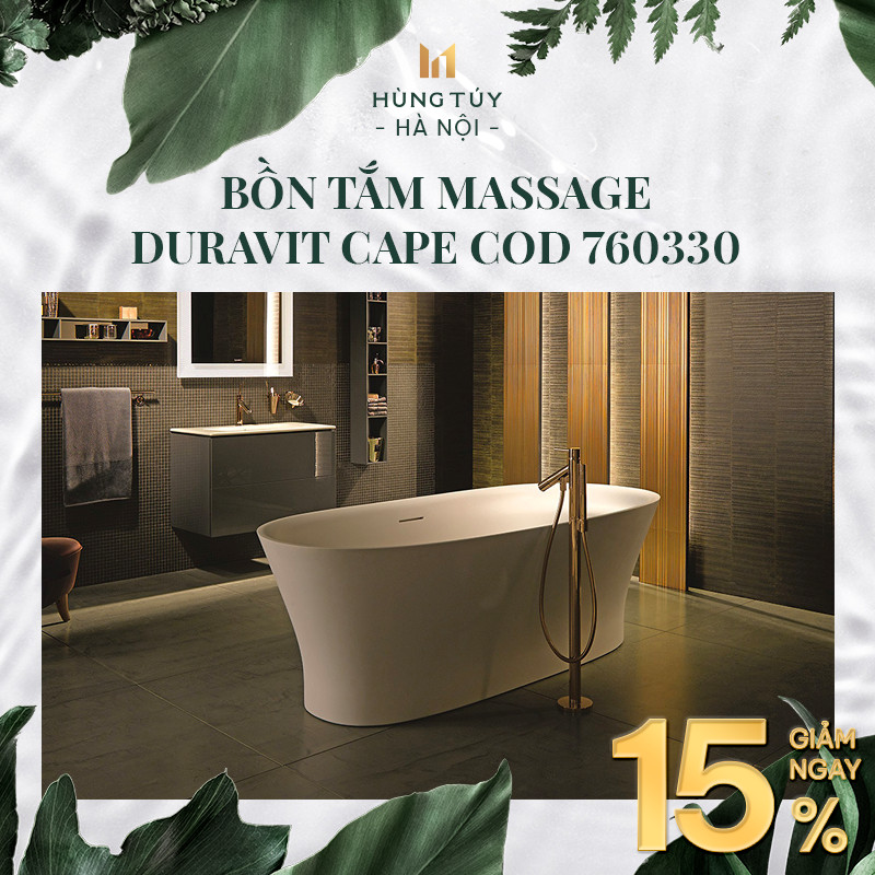 Bồn tắm massage Duravit Cape Cod