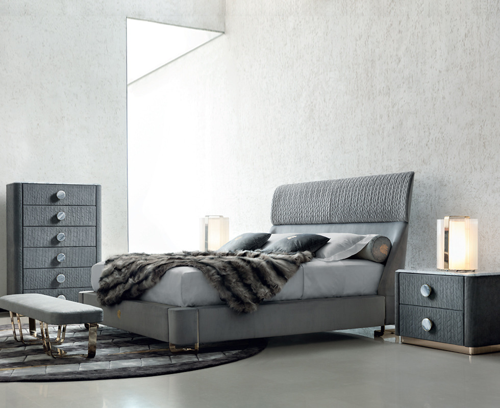 Giường Giorgio - Charisma Art.2834/Da 1112 và tủ đầu giường