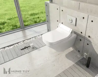  Bồn cầu treo tường cho không gian vệ sinh tiện dụng