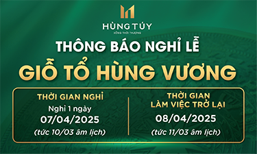 Thông báo nghỉ lễ giỗ tổ Hùng Vương 2025