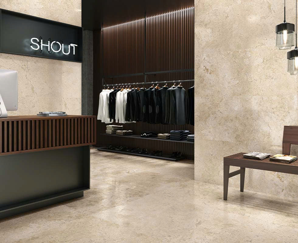 Gạch vân đá marble Porcelanite - 1821 Caramel