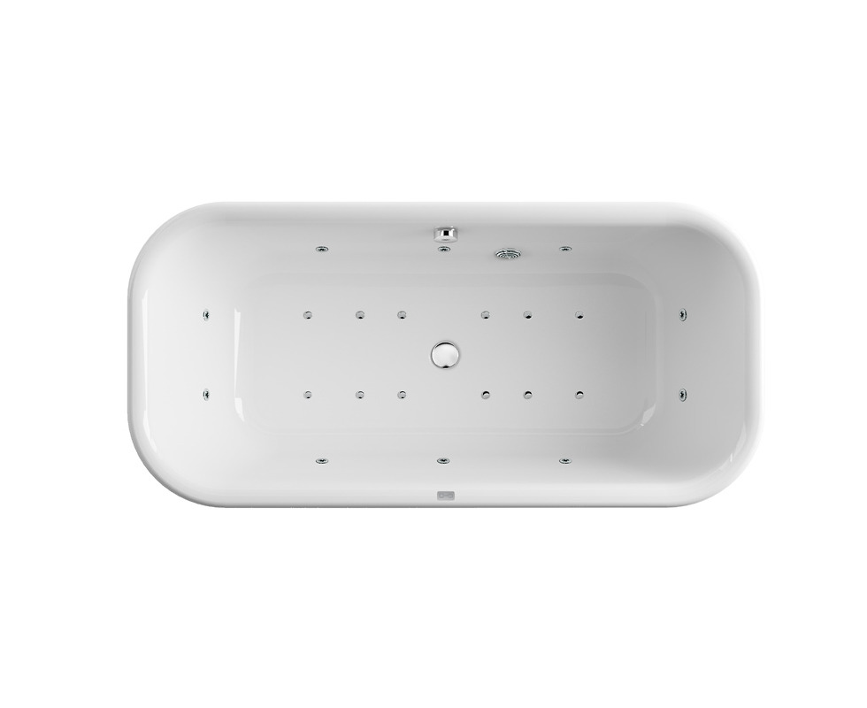 Bồn tắm có chức năng massage Glass - Pearl