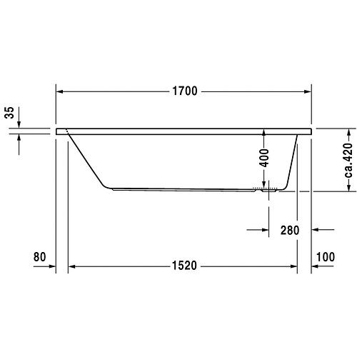 Bồn tắm Duravit - D code 7001000000