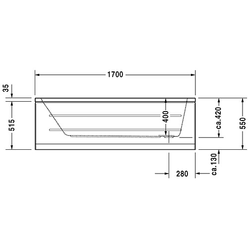 Bồn tắm Duravit - D code 7001000000