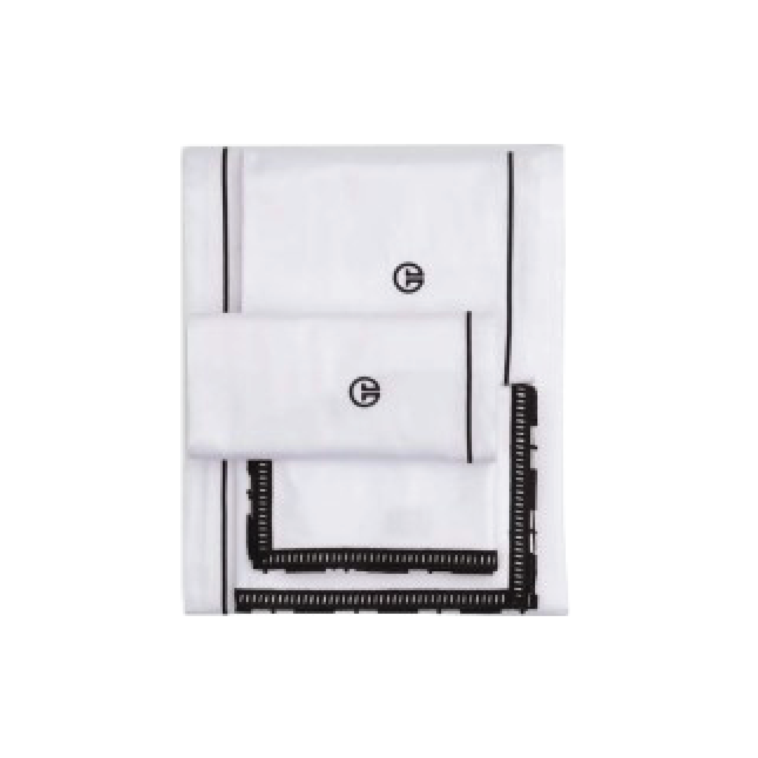 Bộ ga gối LUXENCE - Riviera/Charcoal