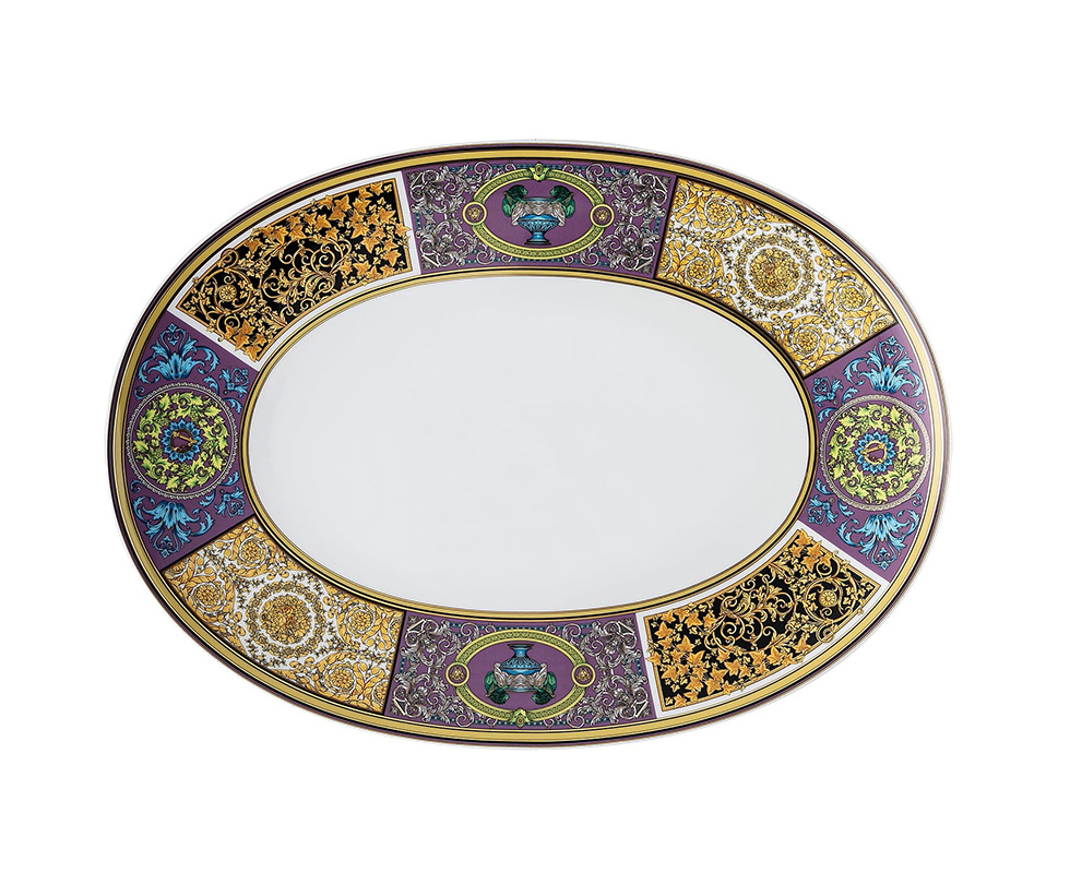Đĩa Oval 38cm Versace Barocco Mosaic - 19335-403728-12738