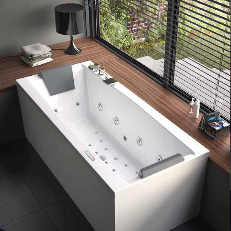 Bồn tắm có chức năng massage Glass - Eden 180x80