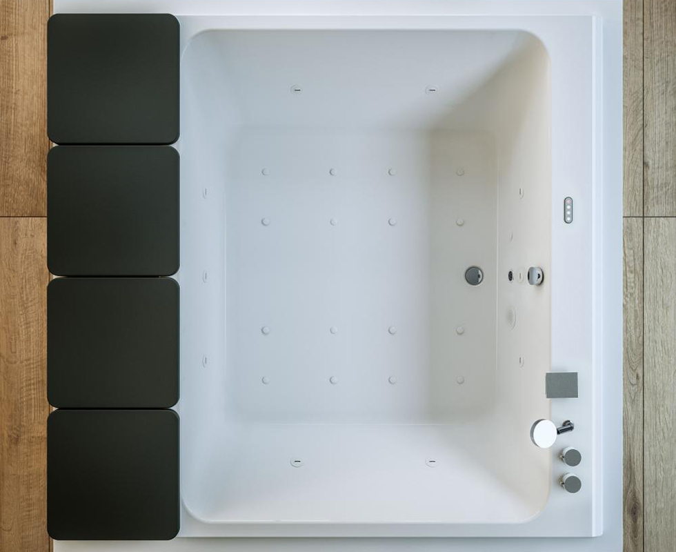 Bồn tắm có chức năng massage Glass - Mawi