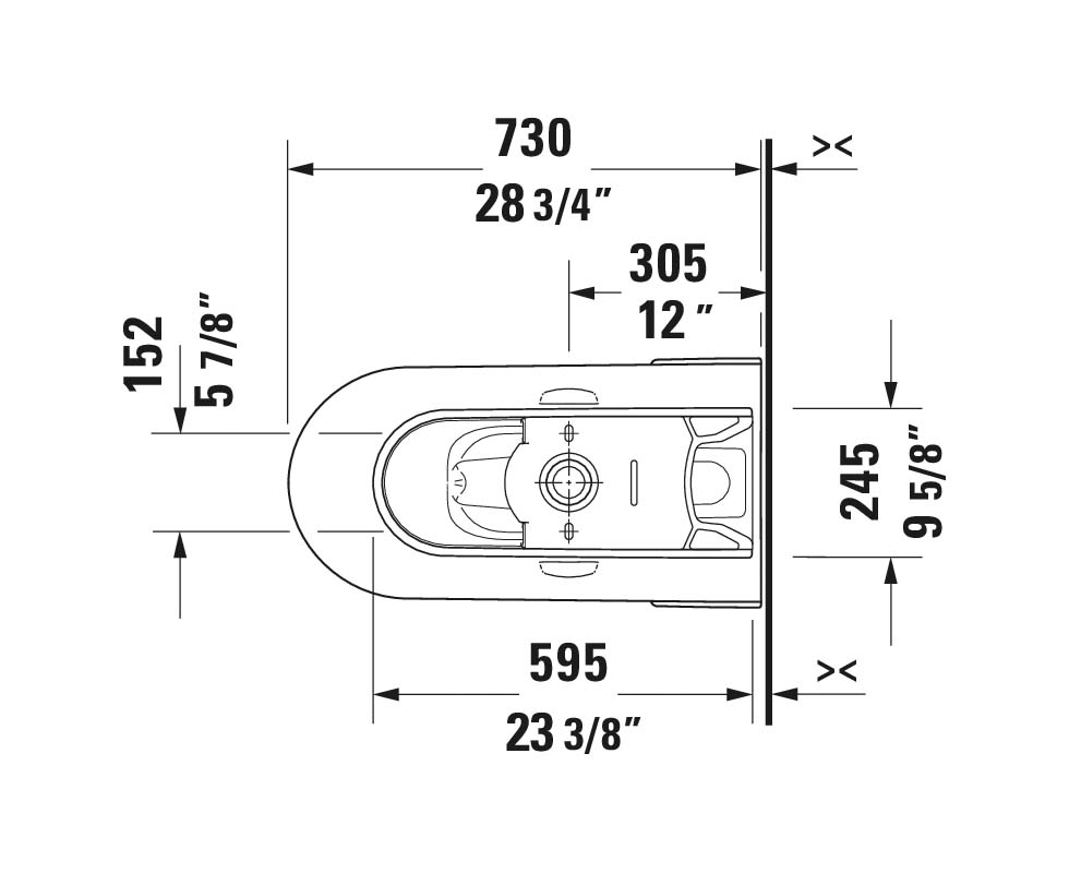 Bồn cầu 1 khối DURAVIT - Solei 2013010001