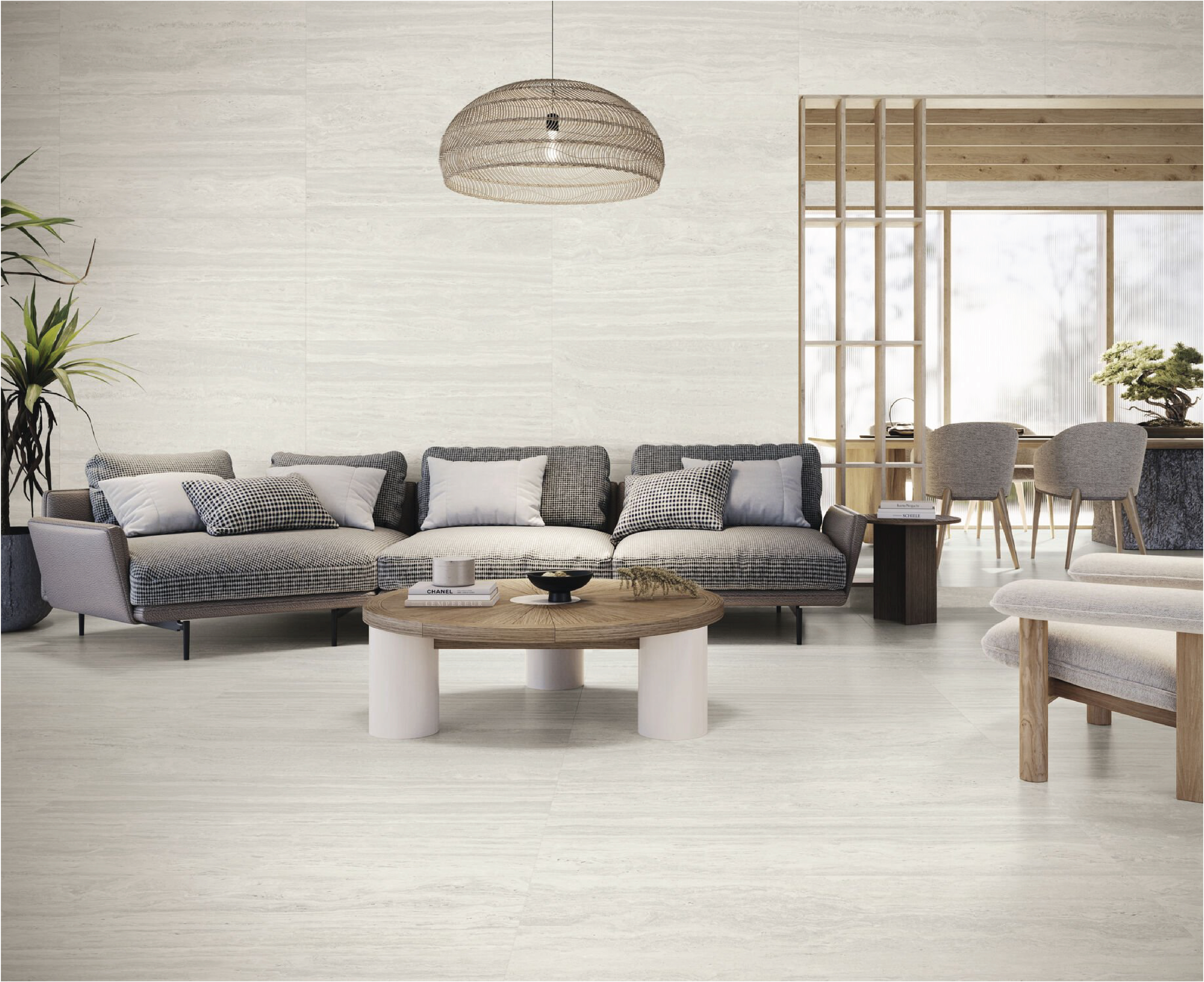 Gạch vân đá marble - Venice Bianco Natural