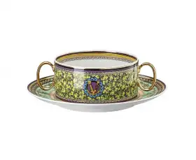 Cốc ăn súp và đĩa Versace Barocco Mosaic - 19335-403728-10420