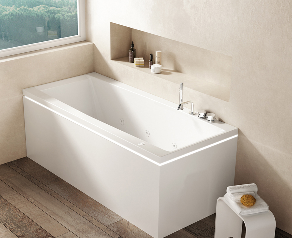 Bồn tắm có chức năng massage Glass - Skyfall