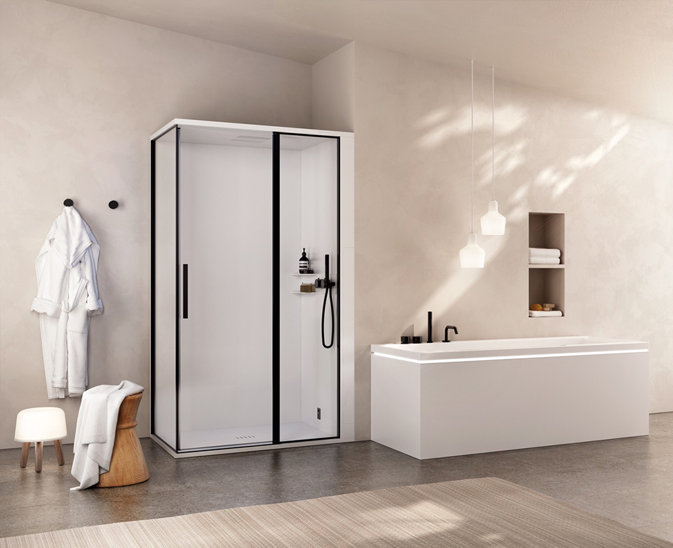 Bồn tắm có chức năng massage Glass - Skyfall